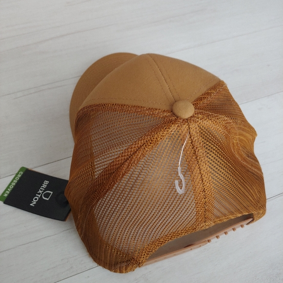 BRIXTON NEW Parsons MP Copper Trucker Hat Snapback - Picture 3 of 5